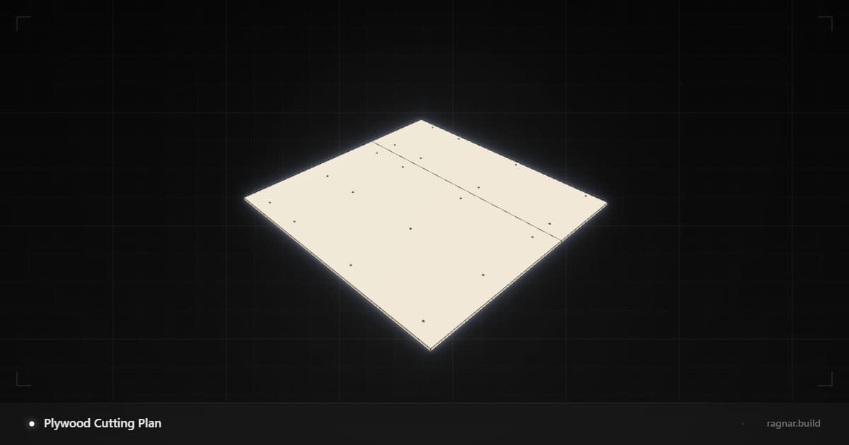 Plywood Cutting Plan