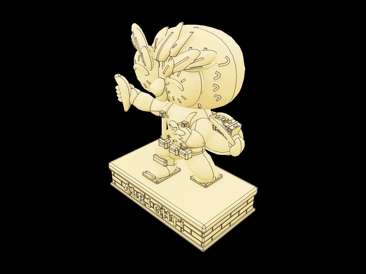 Alright Owl Sculpture
