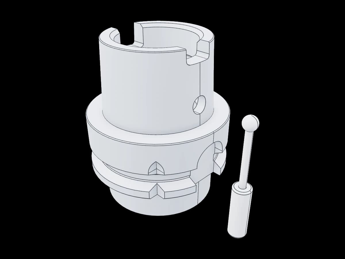 HSK A63 Tool Holder and Probe