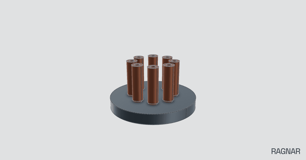 Multi-tube welding end-effector