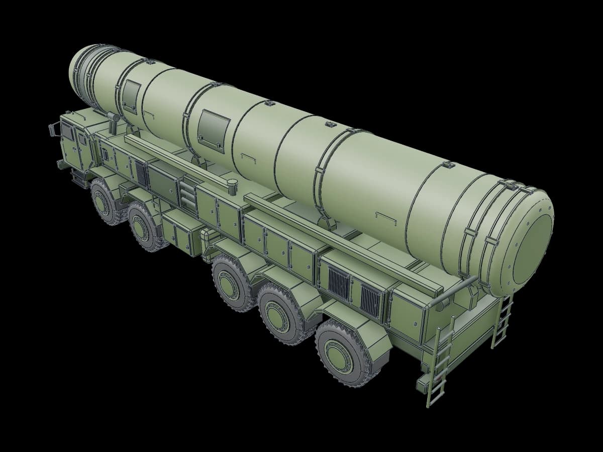 Military Launcher Vehicle