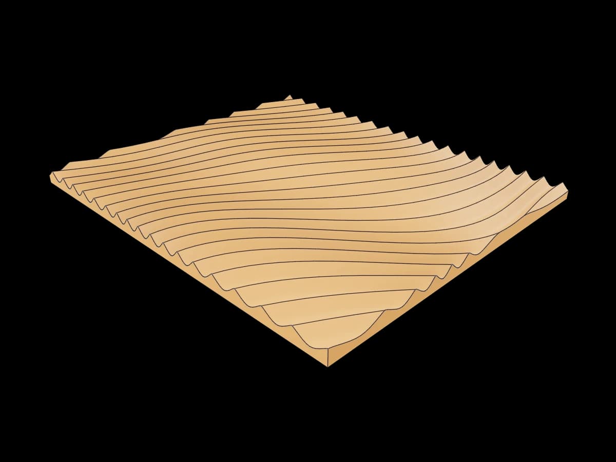 Wavy Relief Model
