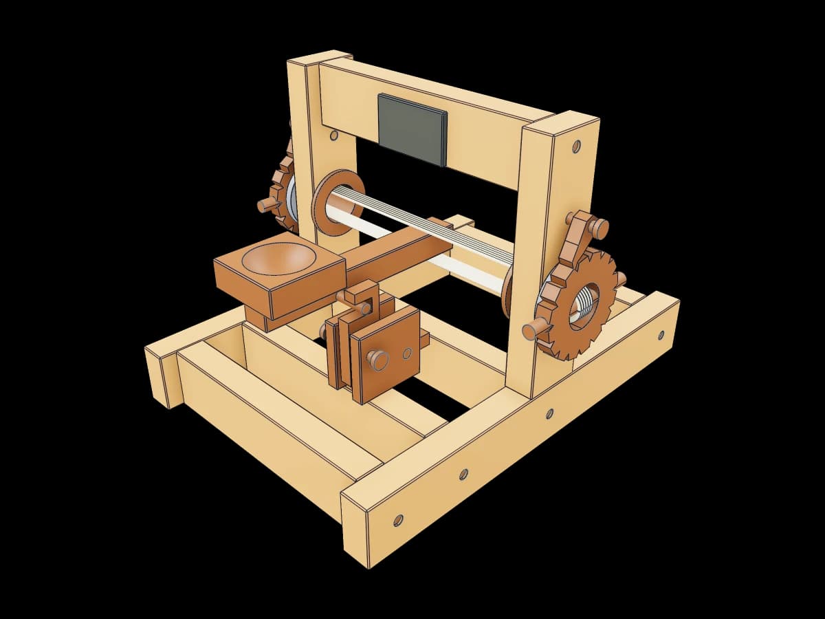 Wooden Ratchet Catapult