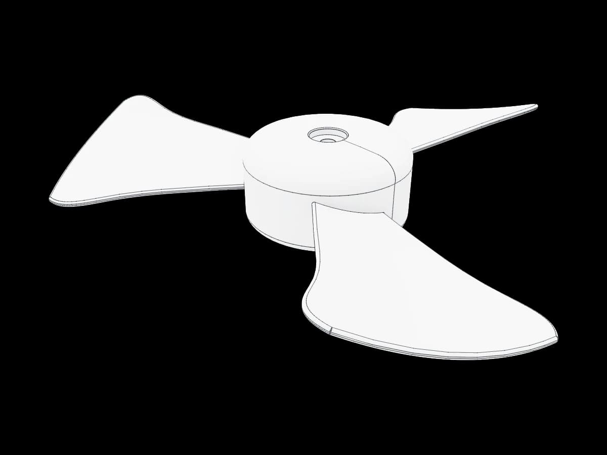 Three Blade Fan Propeller
