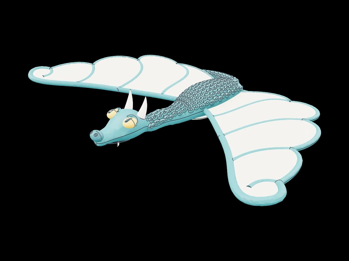 Dragon face model