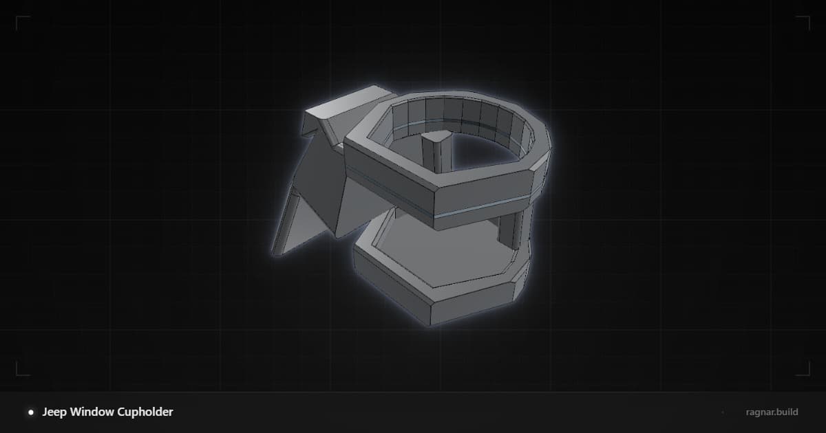 Octagonal Cup Holder