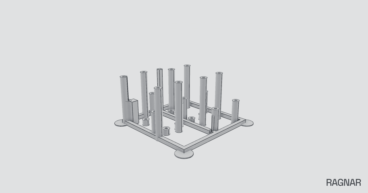 Electronics mounting tray