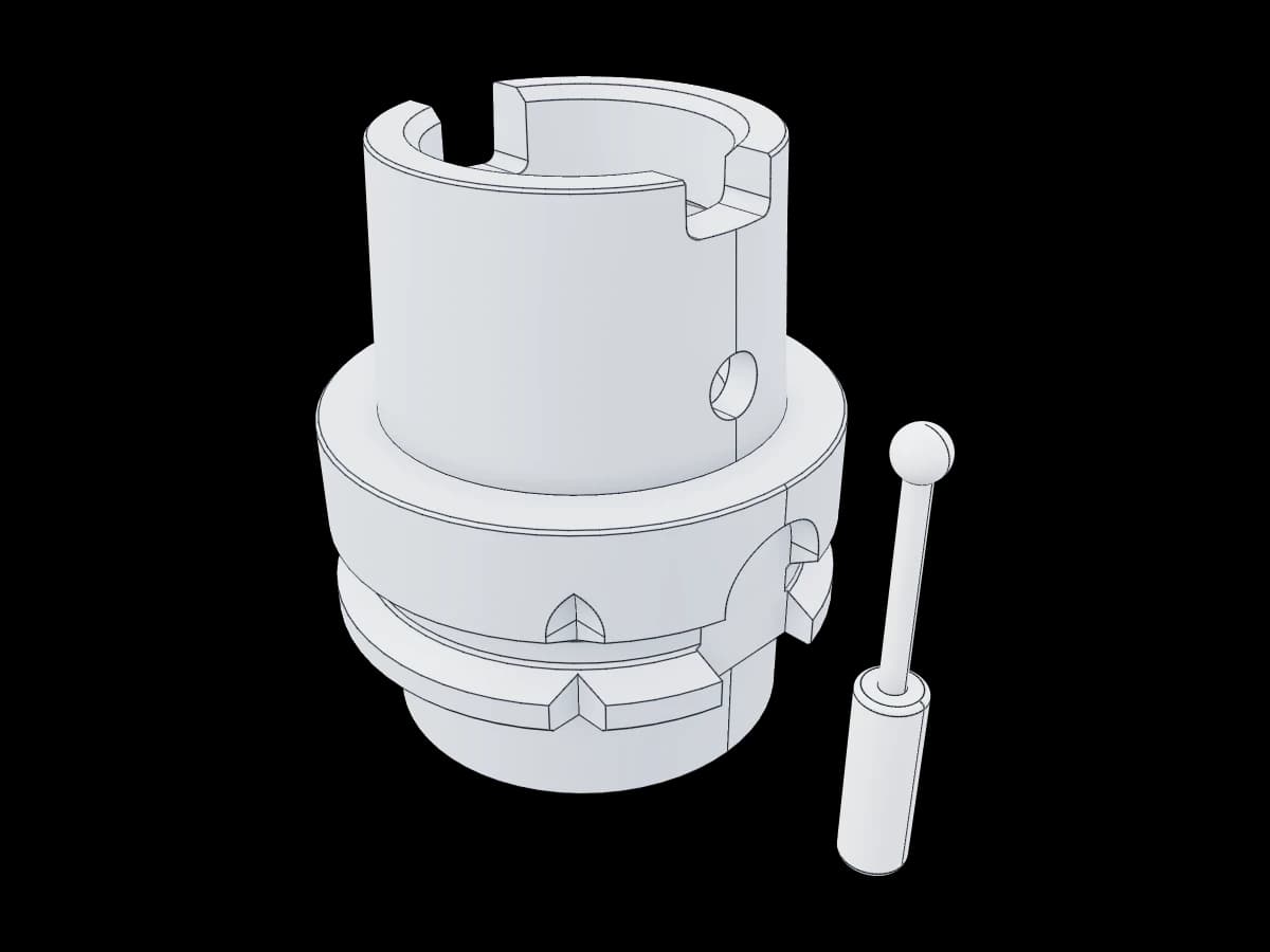 HSK A63 Tool Holder and Probe