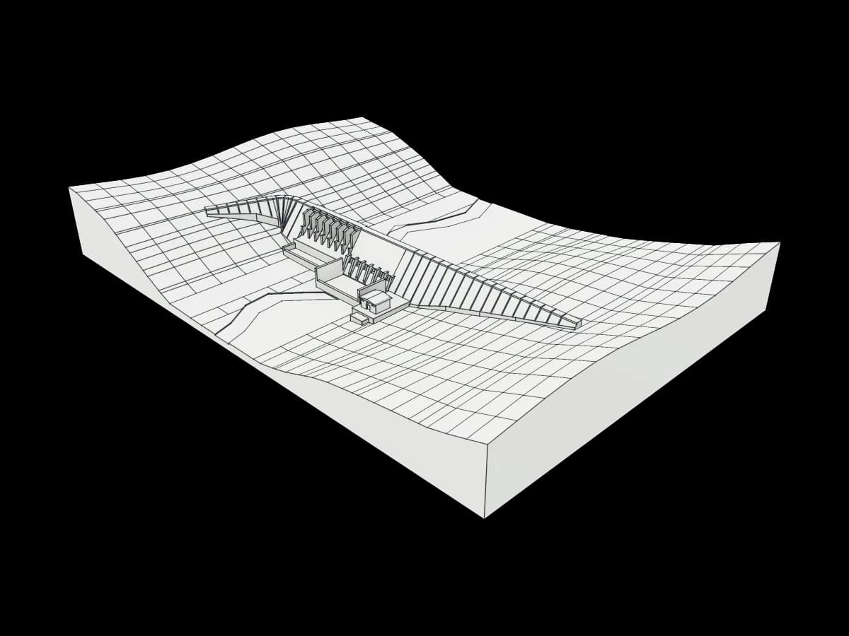 Hydroelectric Dam Scale Model