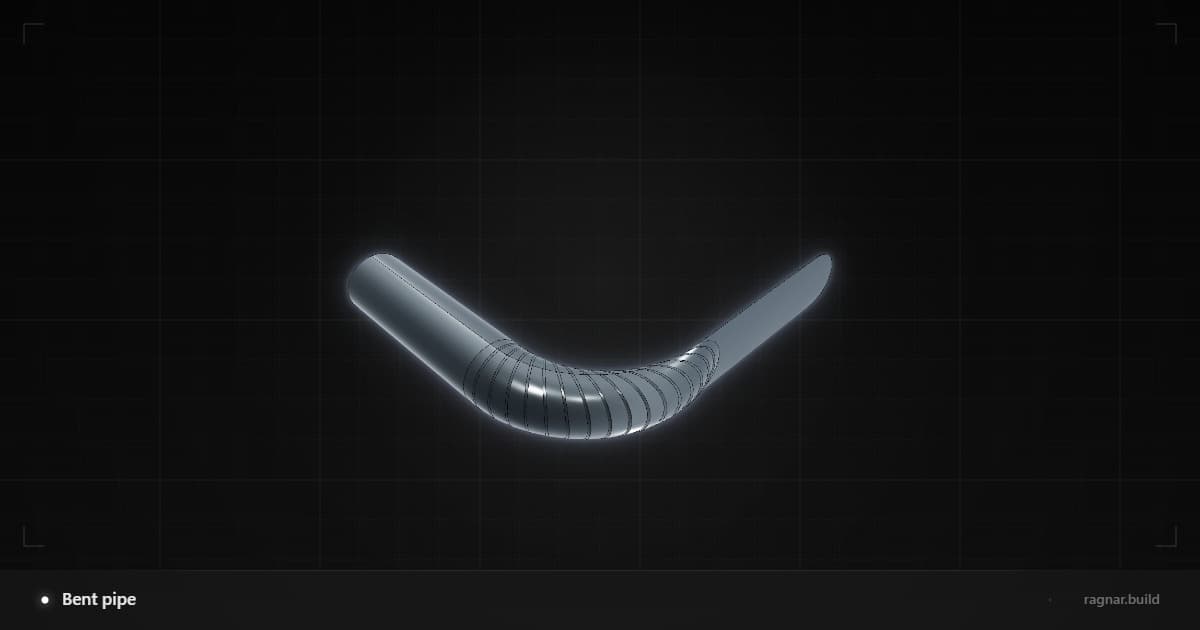Hollow Elbow Pipe