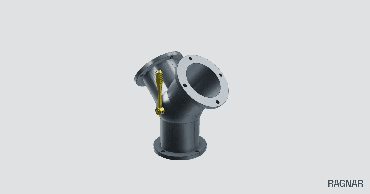 3-way flapper valve