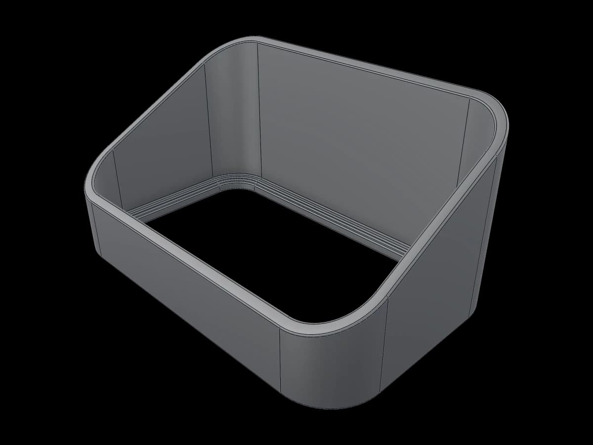 Sloped TPU Protective Frame