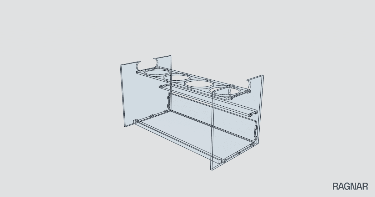 Acrylic Bottle Organizer
