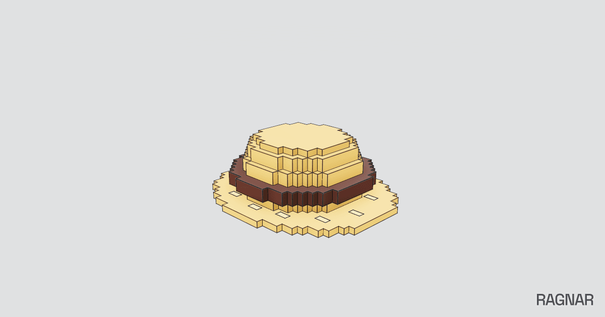Pixelated Farmer Hat