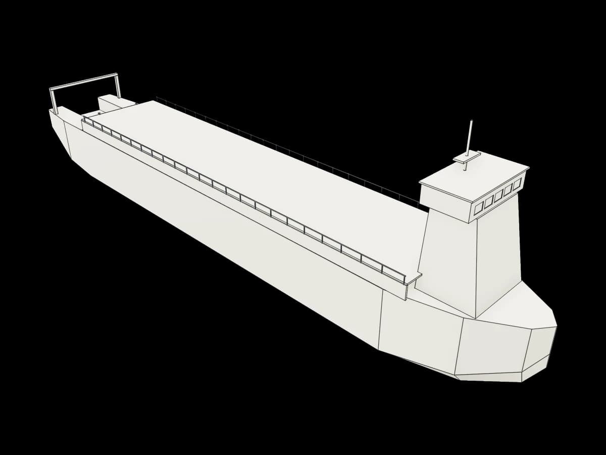Exposed Roro Vessel Deck