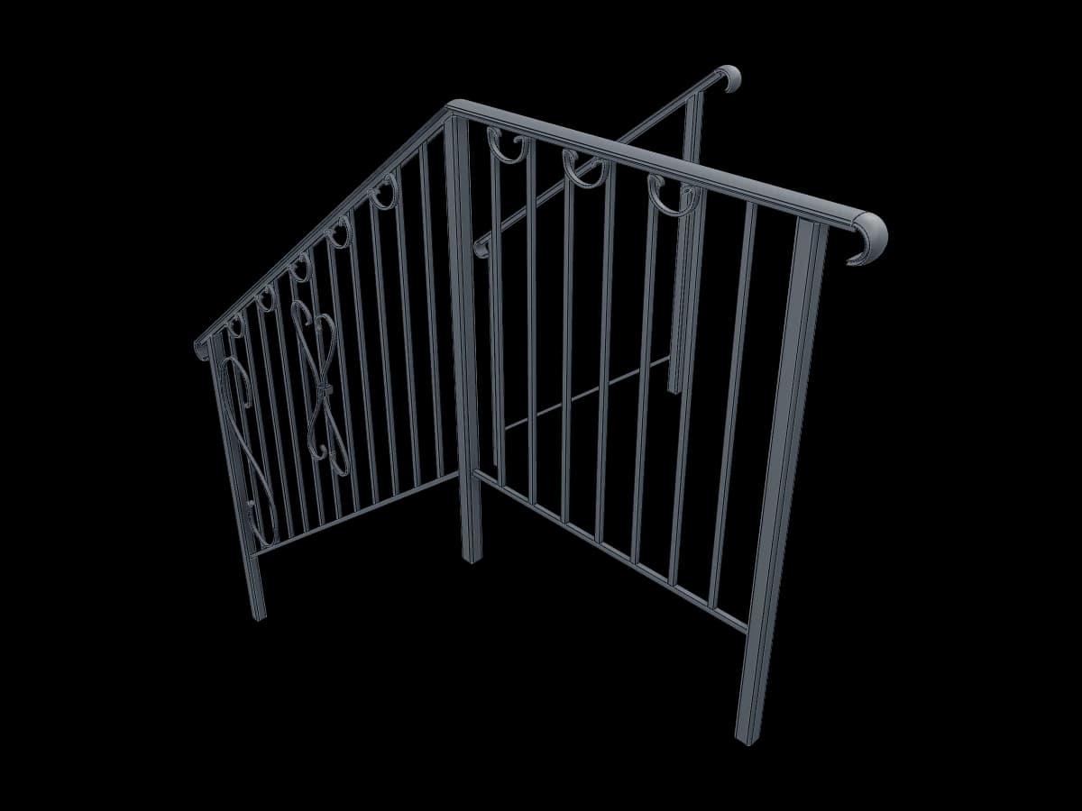 Wrought Iron Handrailings