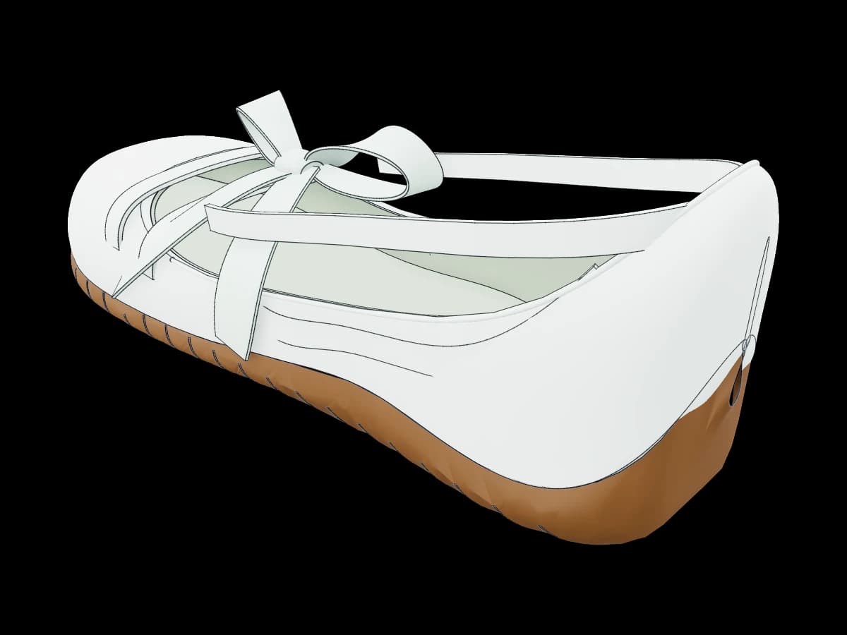 Satin Ribbon Shoe