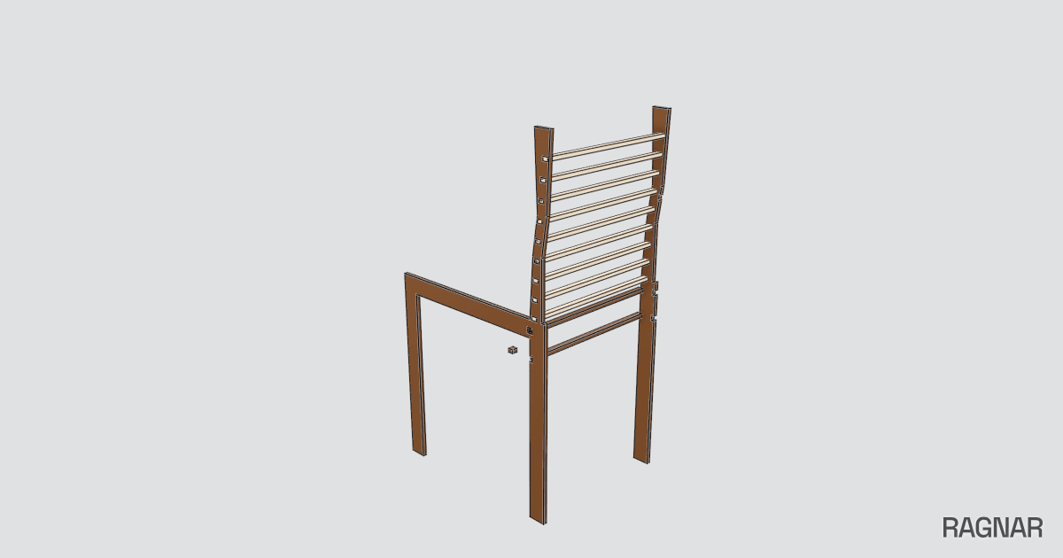 Wooden chair design
