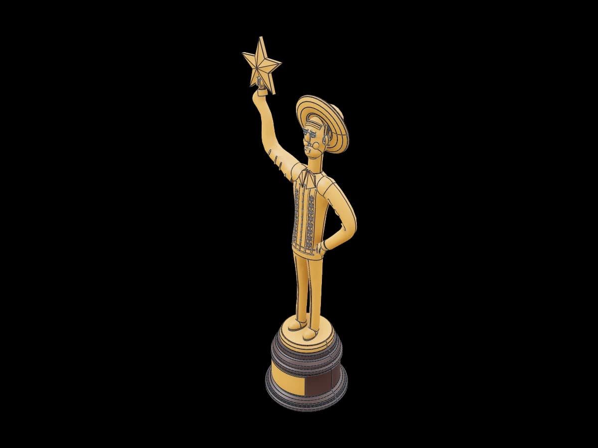Star-Bearing Performer Trophy
