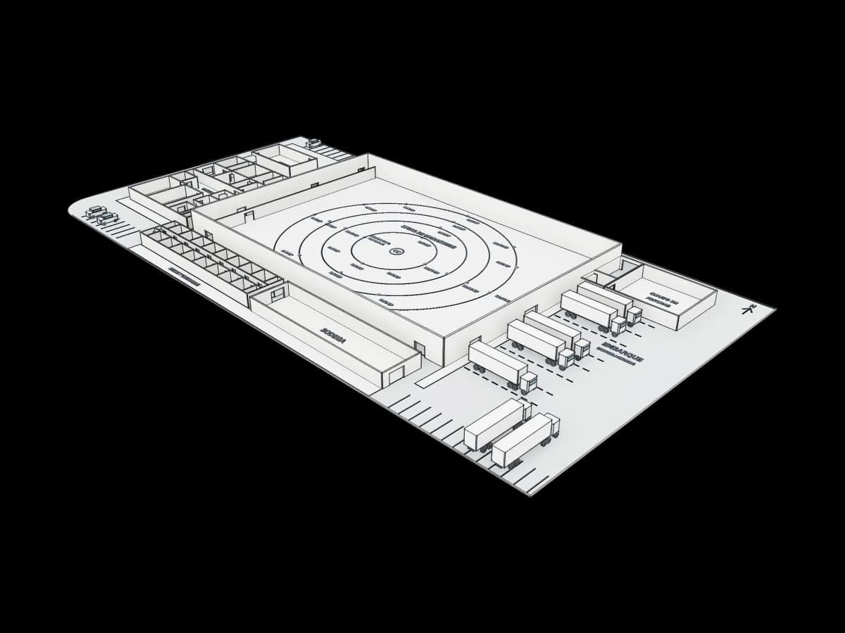 Industrial Facility Architectural Model