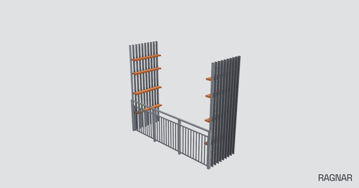 Balcony railing