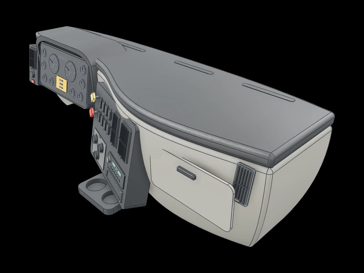 Volvo VNL670 Dashboard