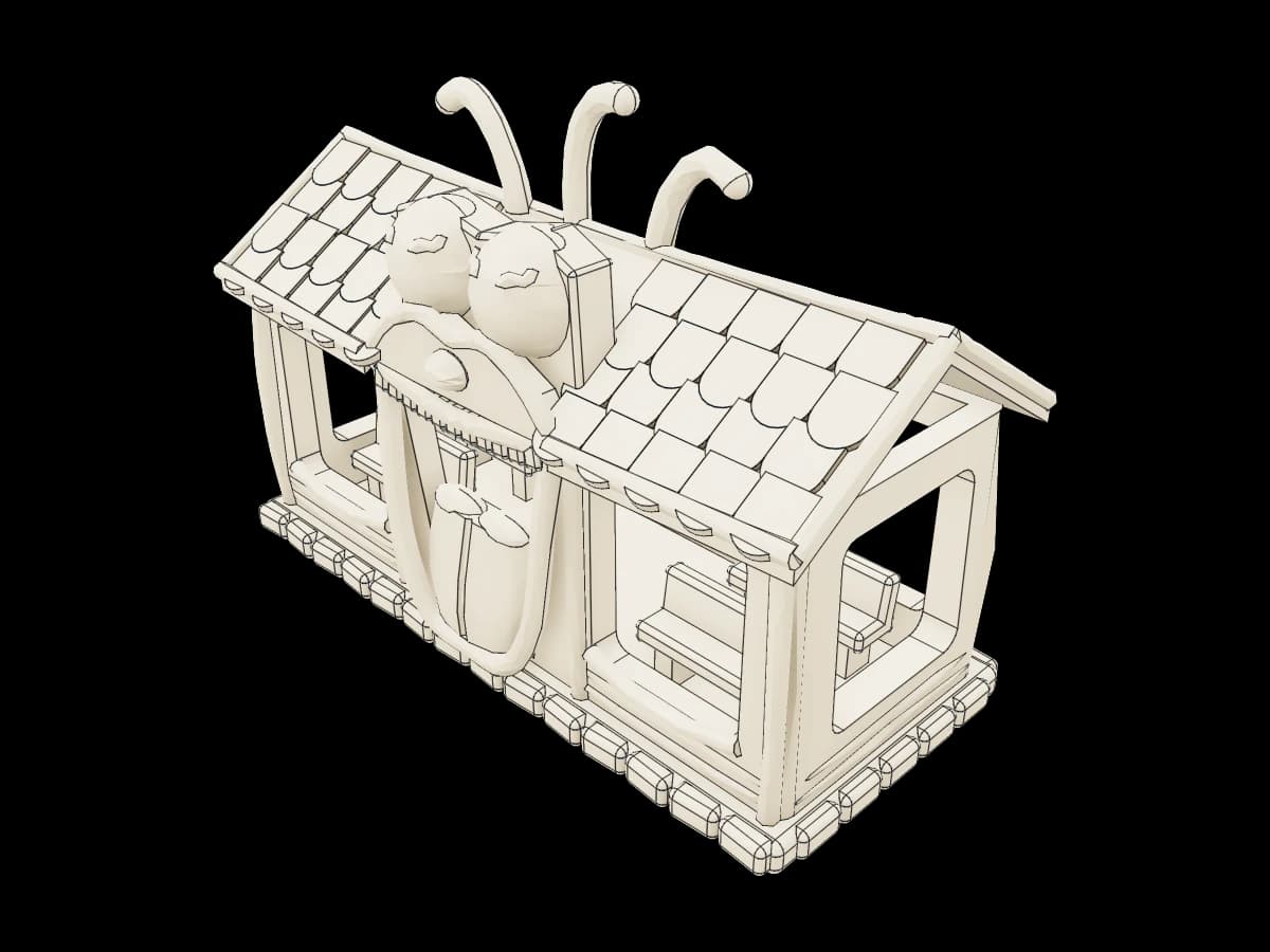 Quirky Face House Cabin