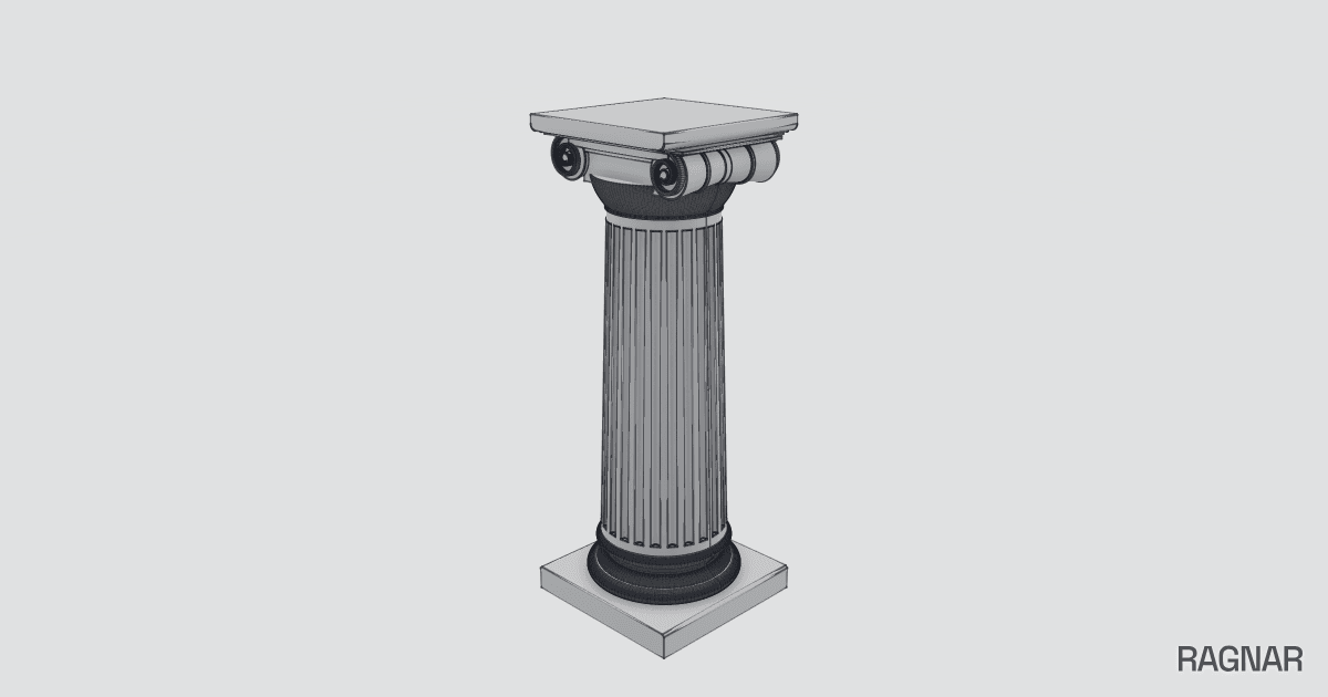 Square Base Pillar