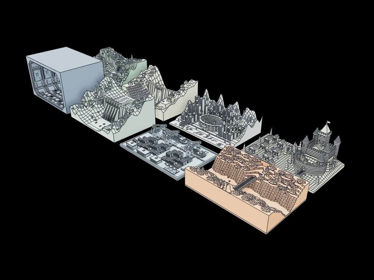 Landscape and Architecture Dioramas