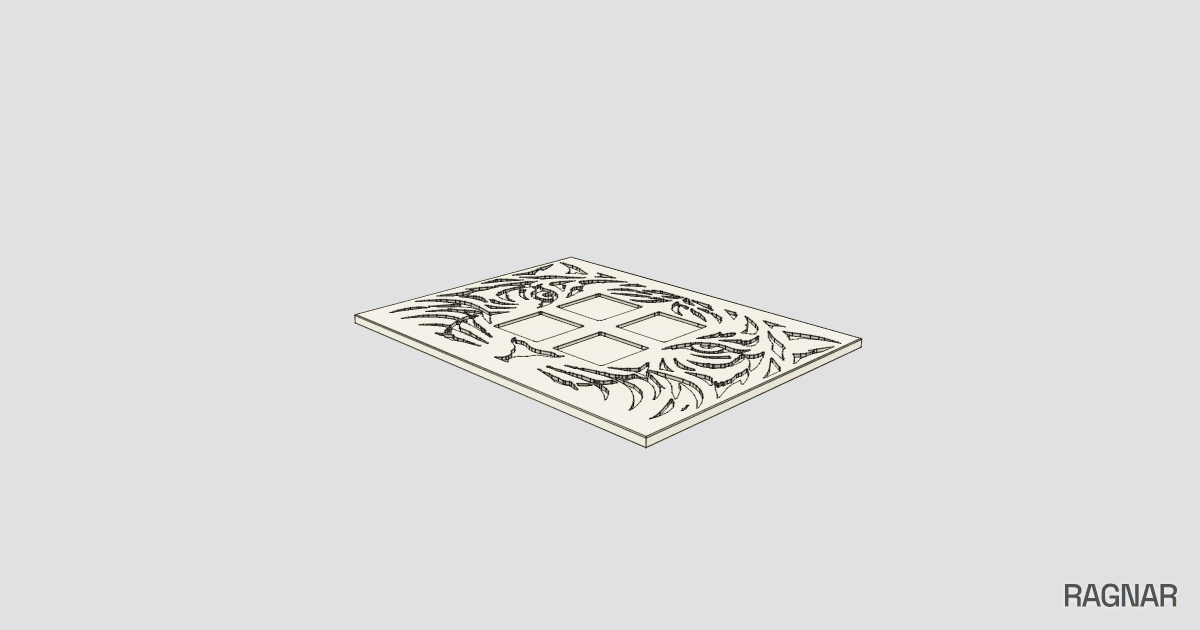 Imprinted design model