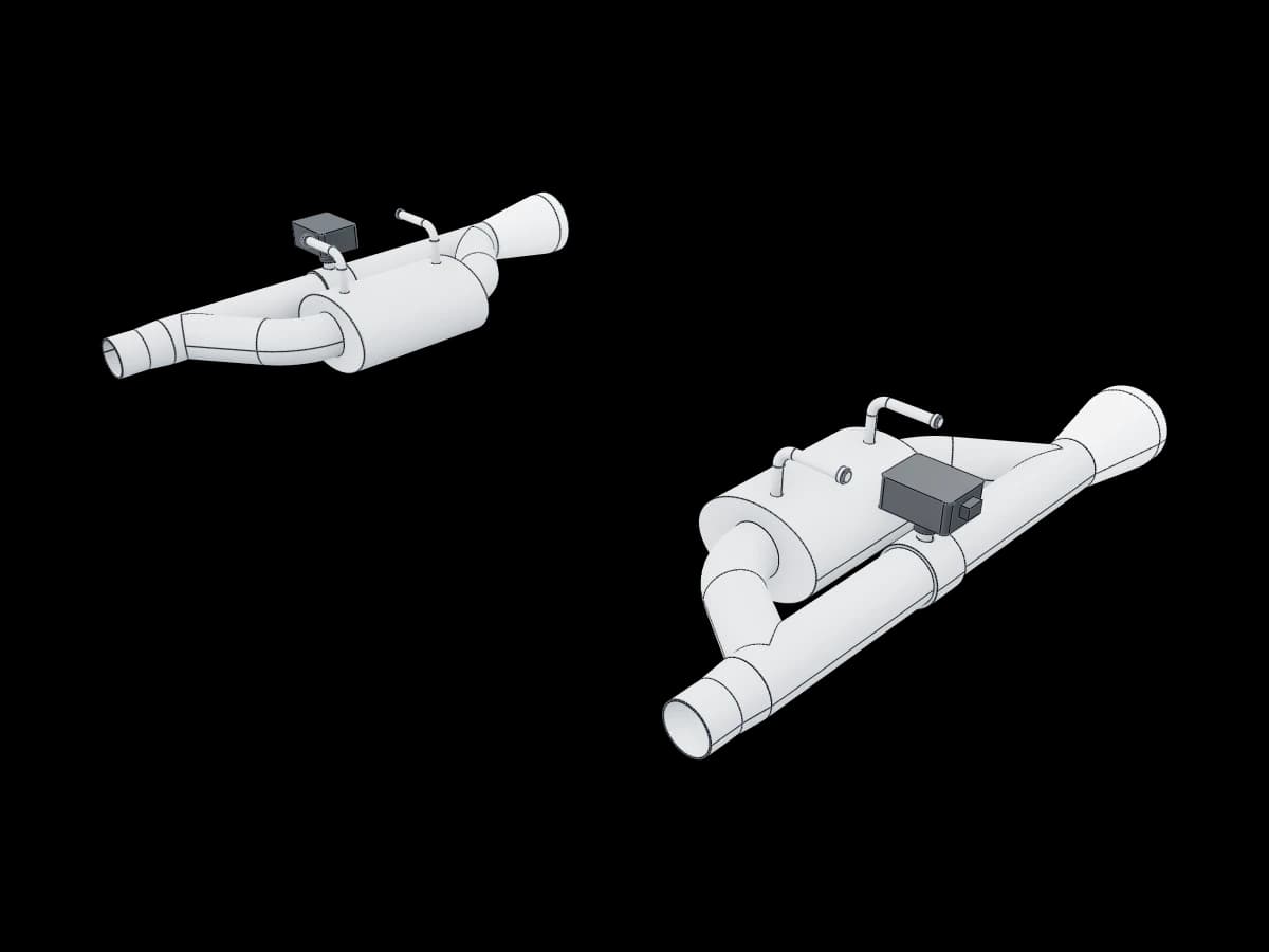 Valved Axle Back Exhaust
