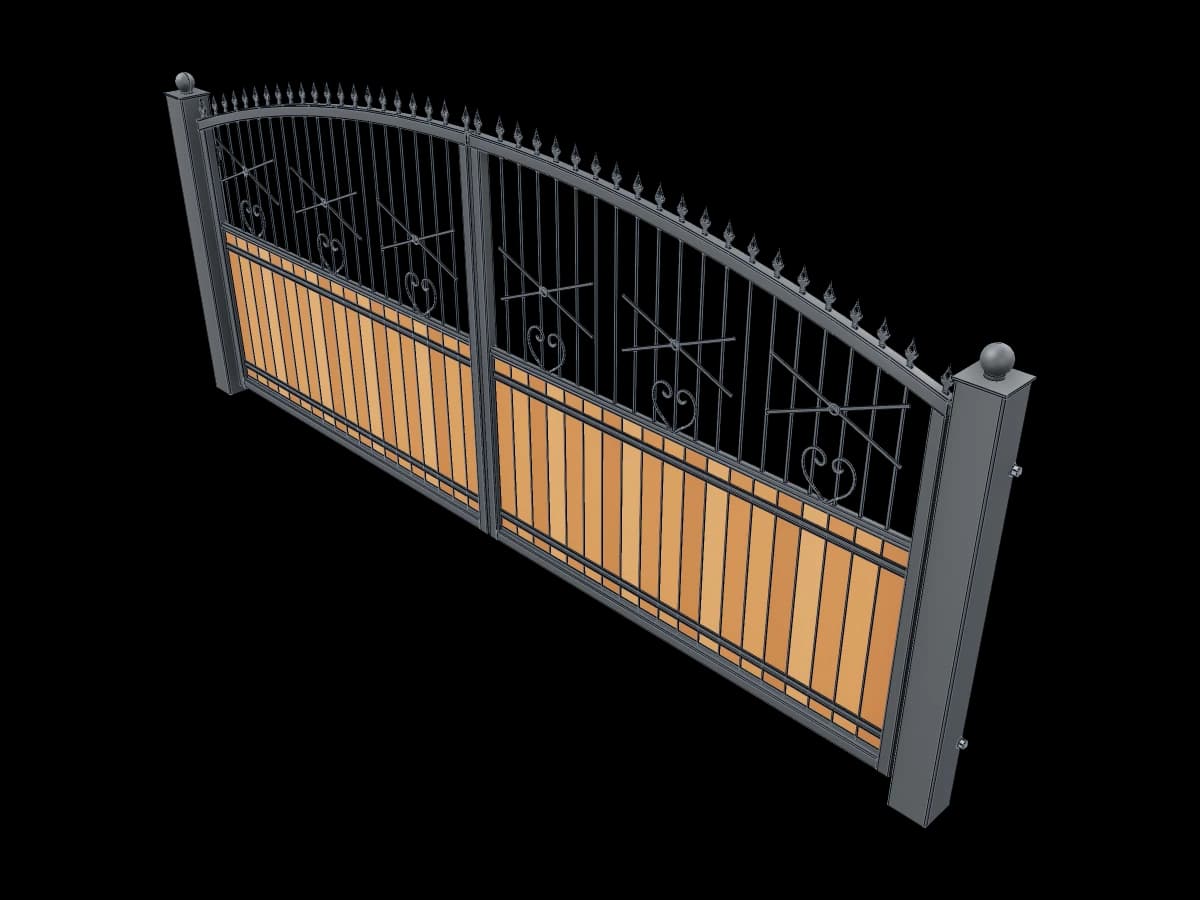 Ornamental Wrought Iron Gate