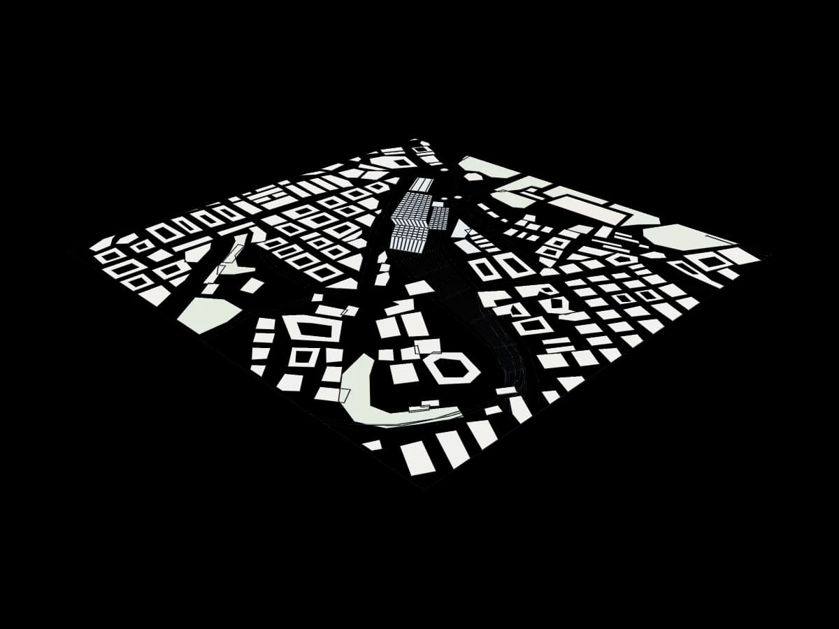Aerial Site Plan Model