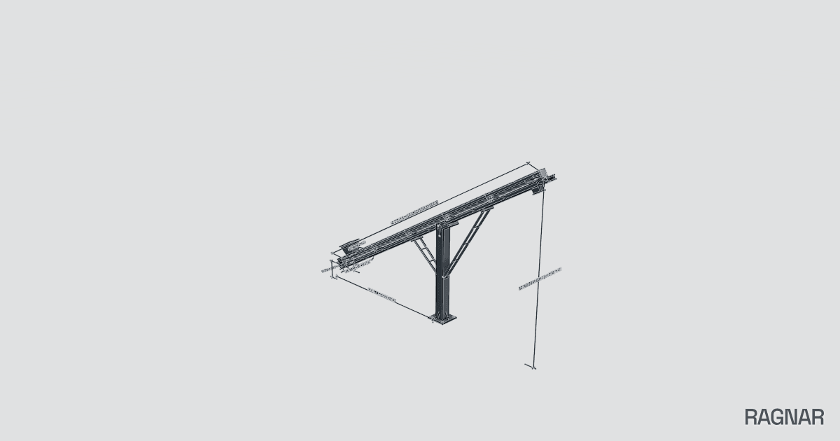Angled Spiral Conveyor