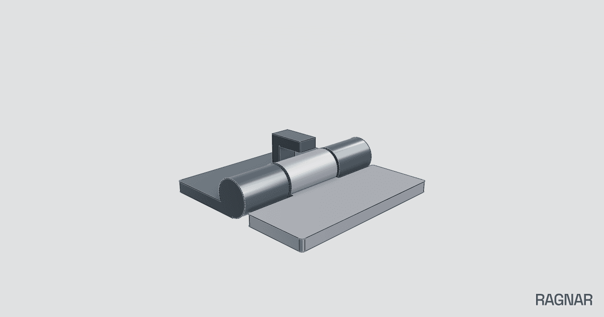Tiny folding hinge