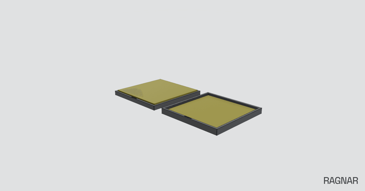 Square matched molds