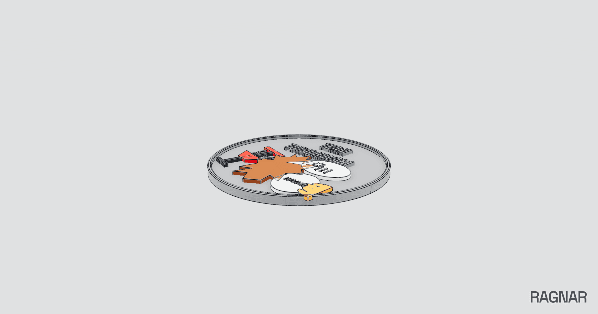 Disc golf marker