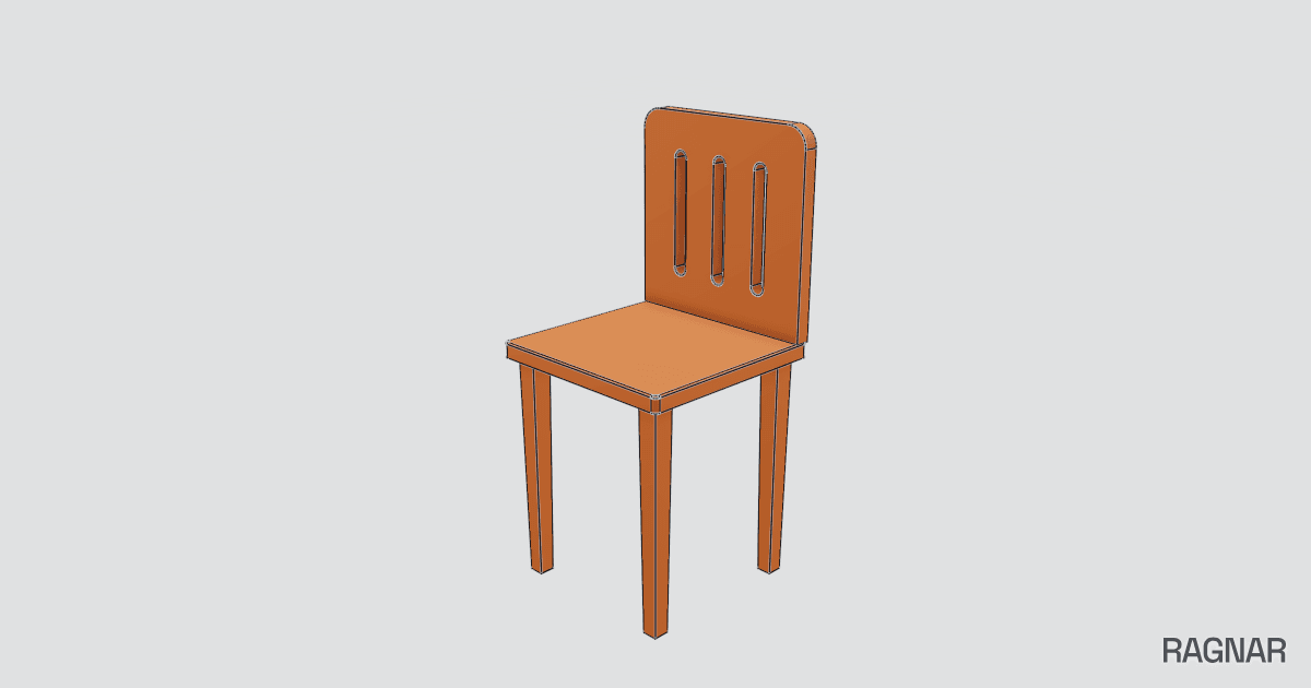 Wooden chair