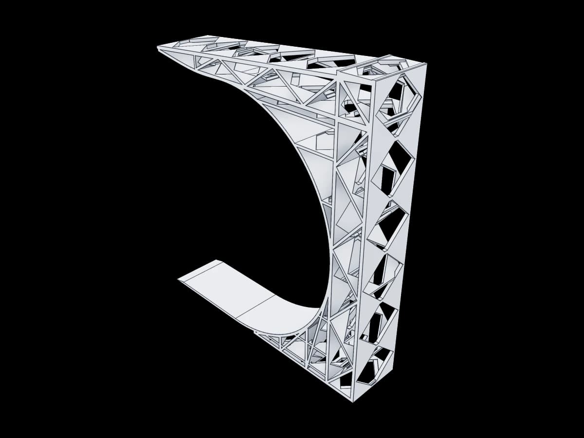 Curved Launch Ramp Miniature