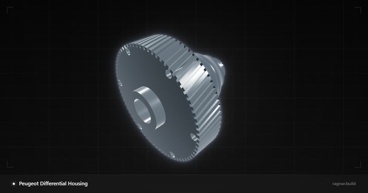 Peugeot Differential Housing