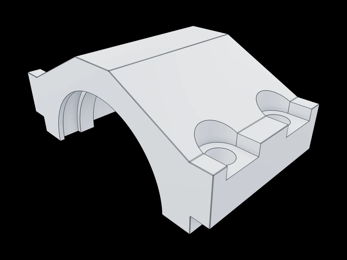 Arched Machined Housing