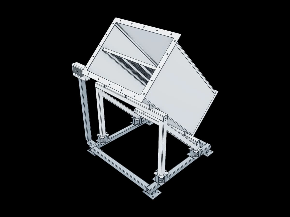Industrial Trash Intake Chute
