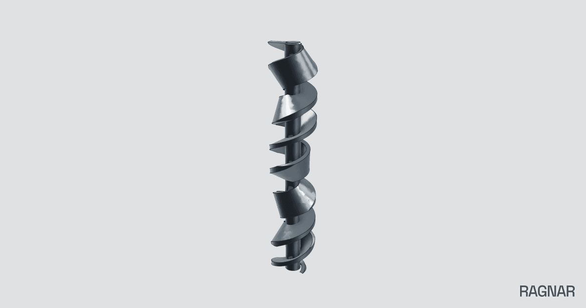 Archimedean screw auger