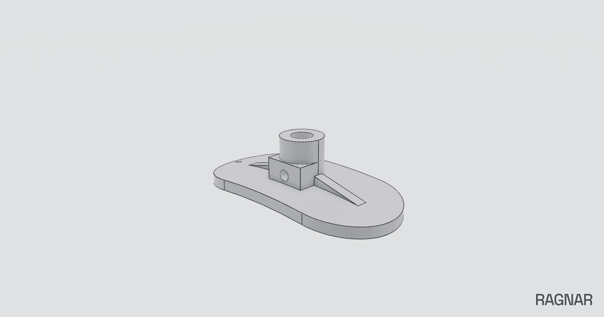 Peça mecânica 3D