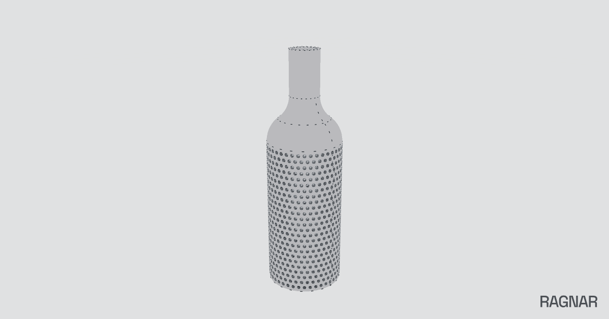 Perforated Glass Bottle