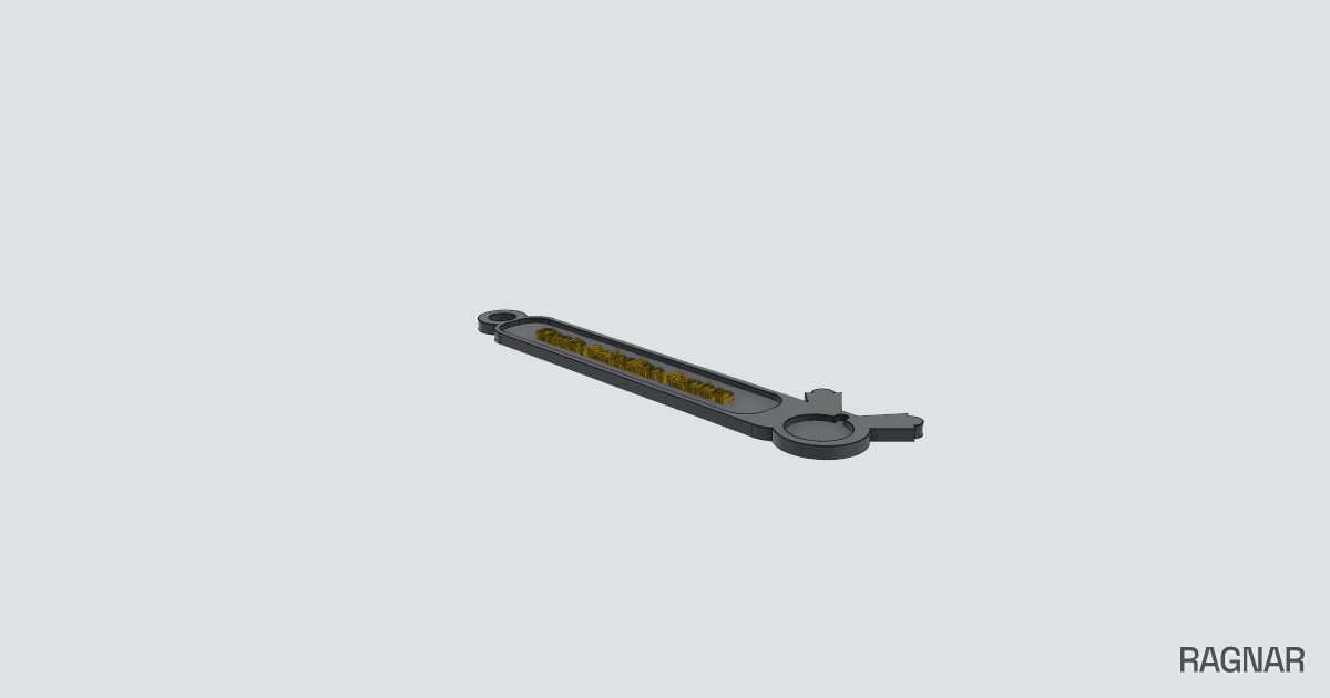 Gania Name Keychain
