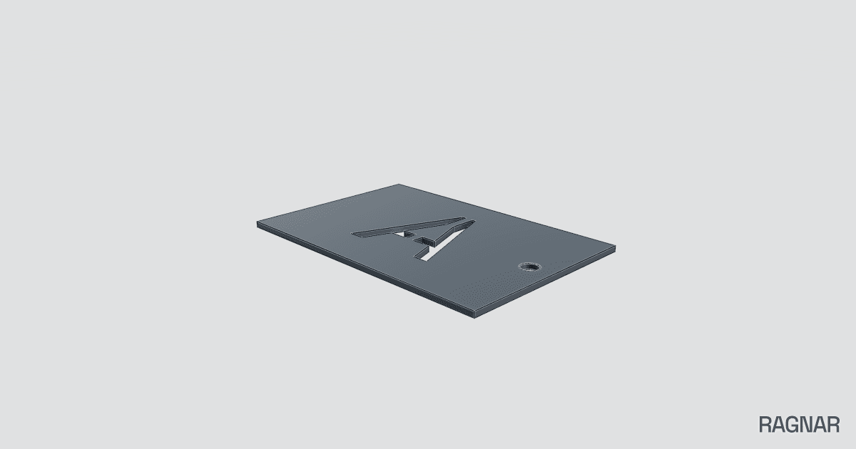Letter A Tag