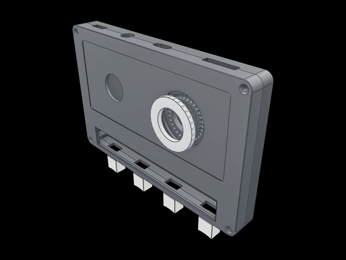 Vintage Cassette Electronics Enclosure