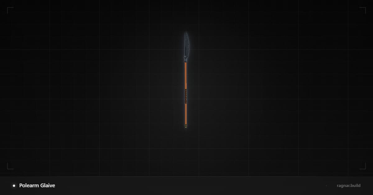 Ornate Glaive Polearm