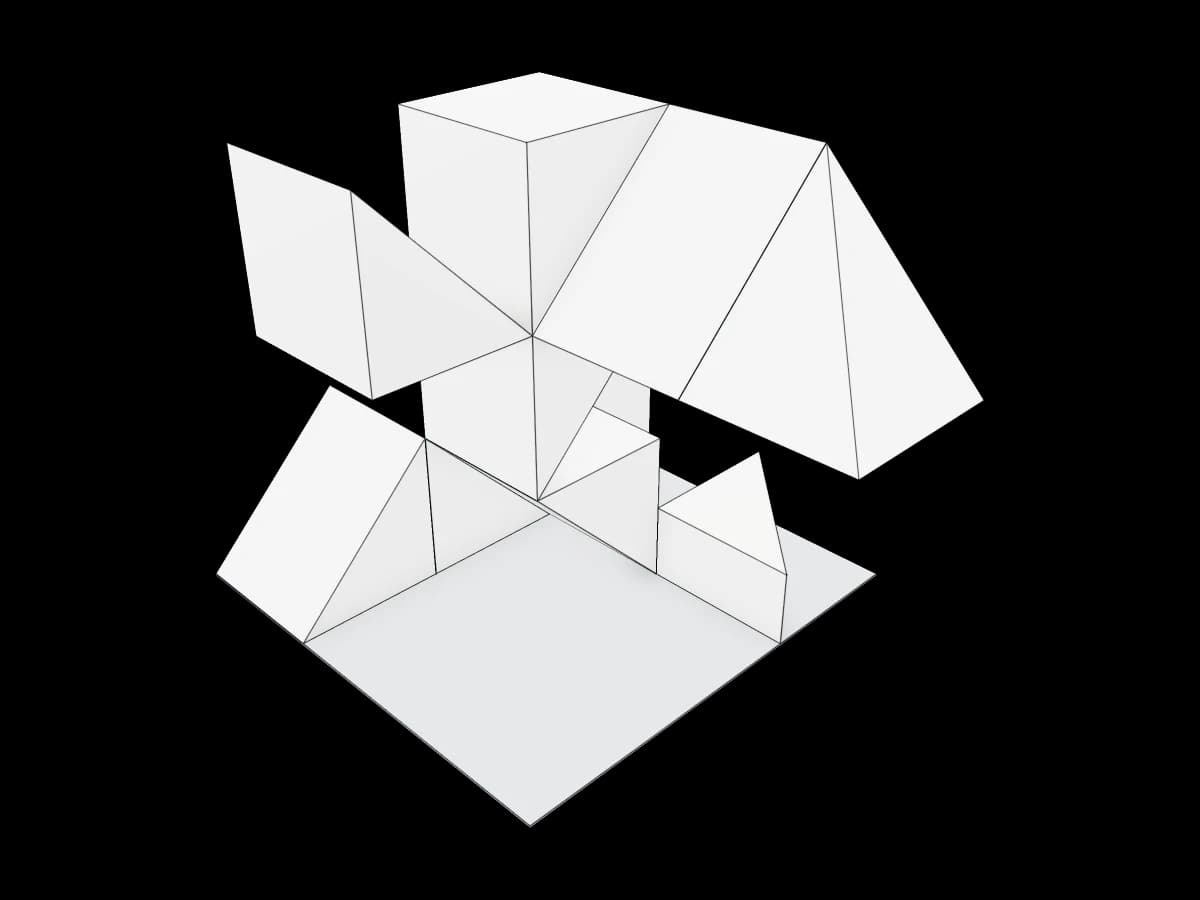 Abstract Geometric Sculpture